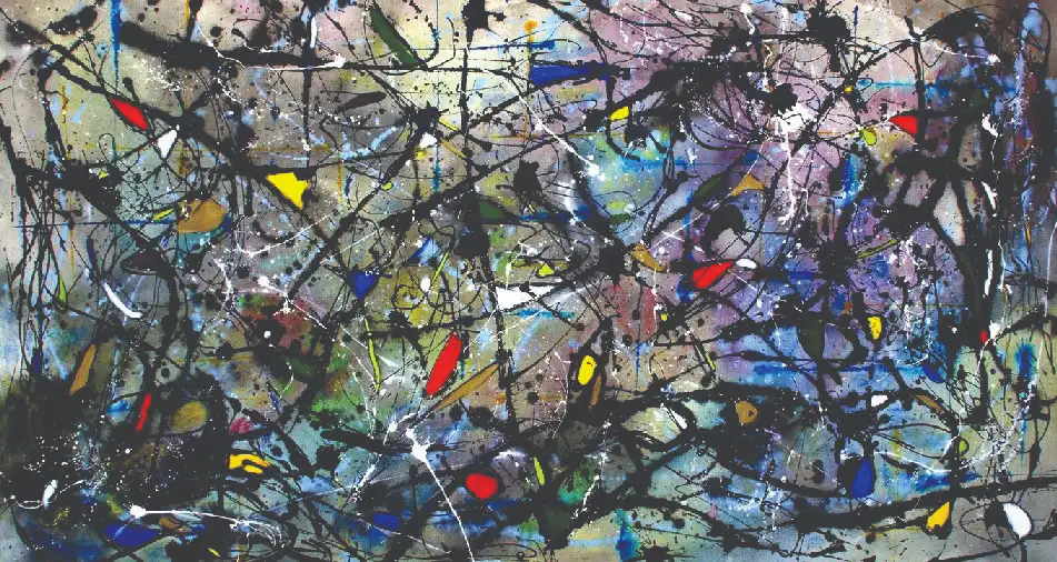 Allegro Ma Non Troppo - Mixed media - 200cm x 100cm