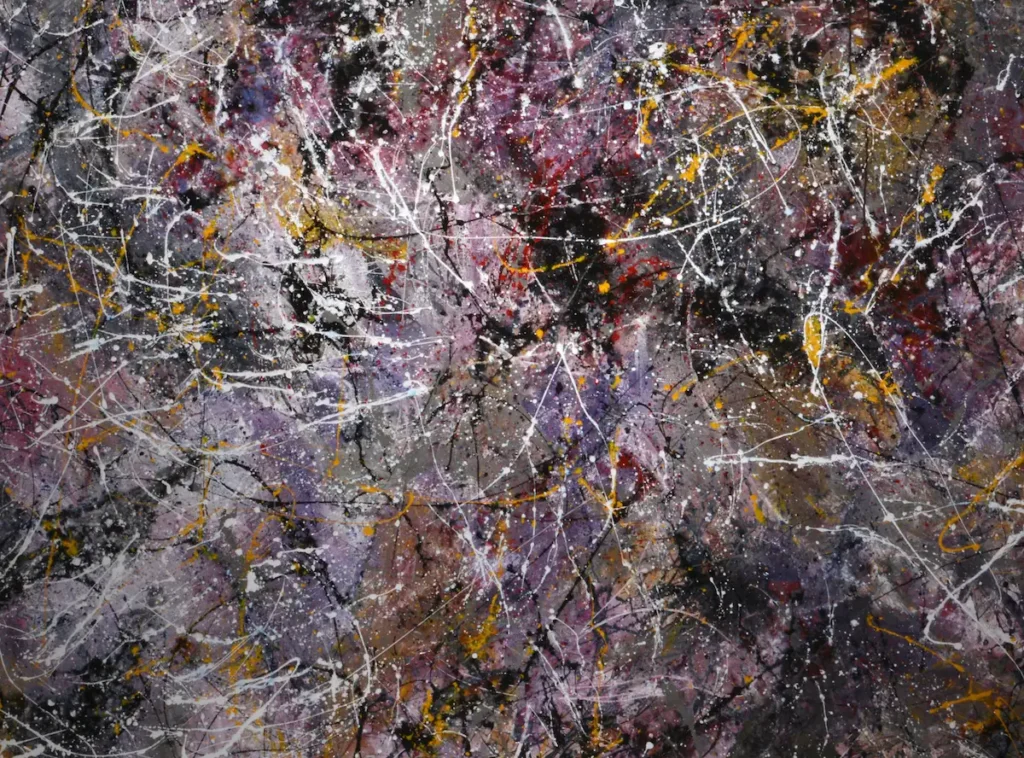 Compsition in Violet - Acrylic on Canvas - 180cmx220cm