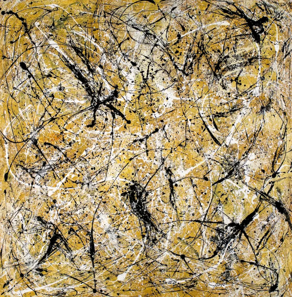 Earth Enamel on Canvas - 188cm x 183cm